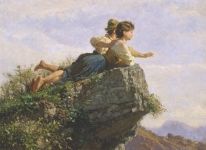 Contemplation by Filippo Palizzi